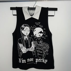 KILLSTAR I’m Not Perky Collared Top